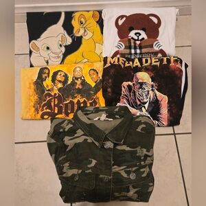 Lot of 5 Shirt Medium to Large Women